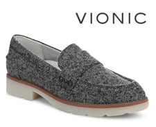 VIONIC Women's Cleo Loafer Medium Grey Flannel US FREESHIP