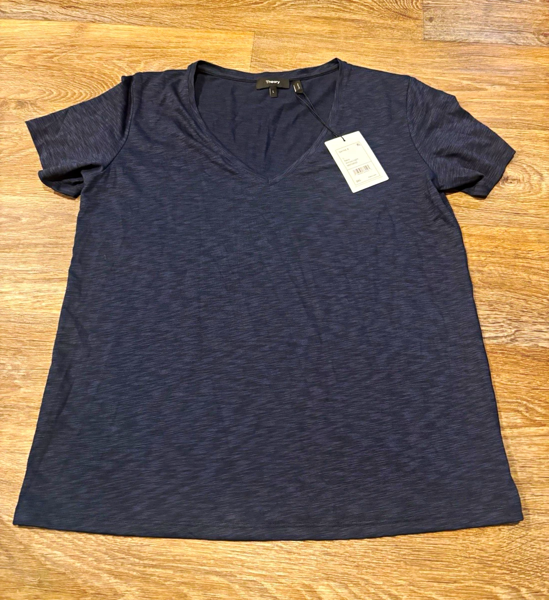 トップス Theory v-neck long T-shirt Theory Solid T-Shirt Tops for Women for sale | eBay