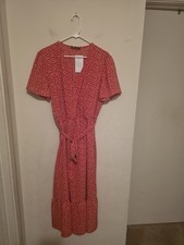Pretty Garden Elegant Red Floral Maxi Dress Size XL