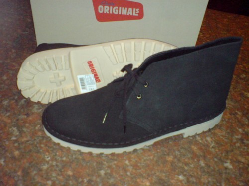 Clarks Bottes Desert Evo Homme en Daim pierre