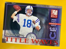 D57086  2001 Donruss Elite Title Waves #TW4 Peyton Manning #1470/2000