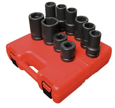 Sunex Tool  5690A 10 Piece Sae/Mm Impact Truck Socket Set