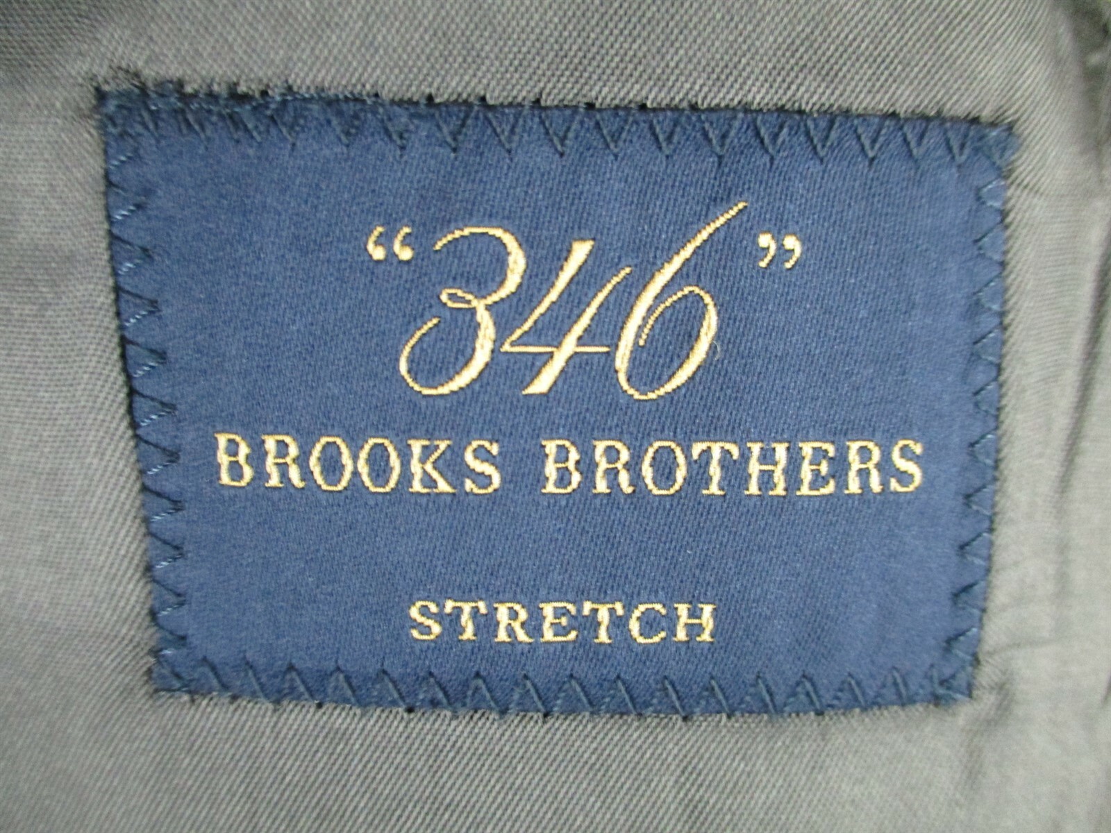 Brooks Brothers 346 Mens Grey Stripe 3 Btn Wool Suit 39R image 5