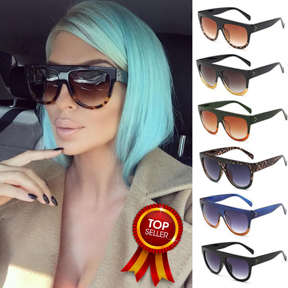 Oversized Flat Sunglasses