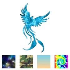 Phoenix Bird Art - Vinyl Decal Sticker - Multiple Patterns & Sizes - ebn629