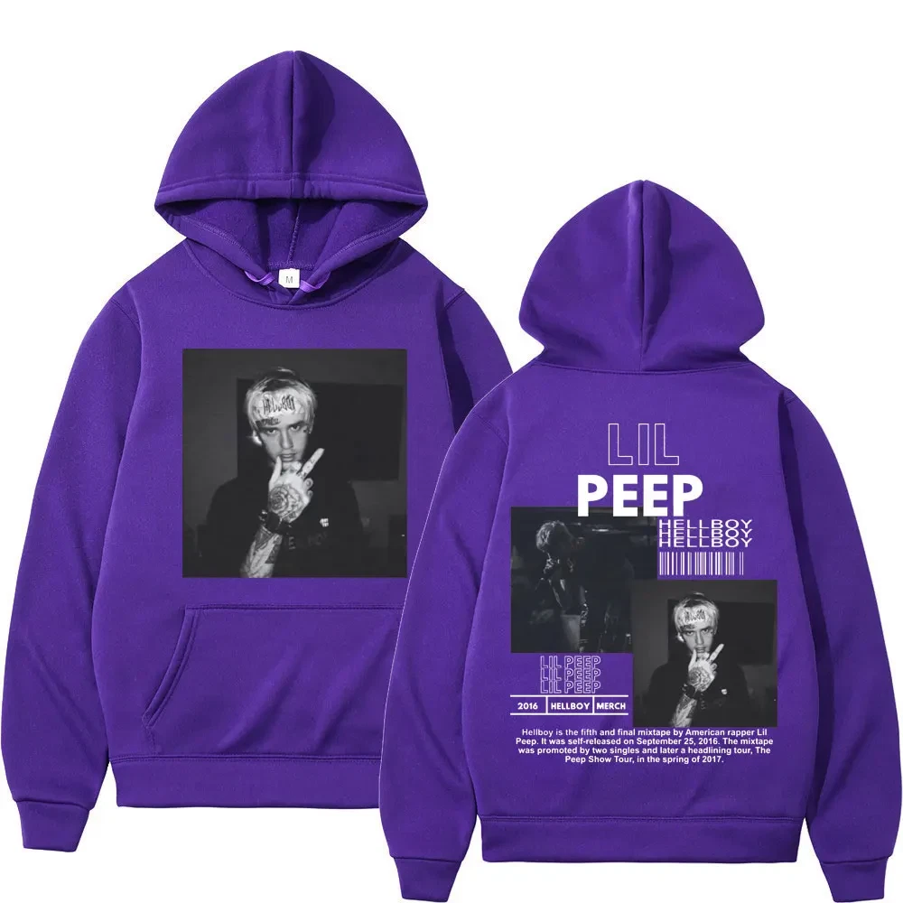 Hip Hop Rapper Lil Peep Graphic Hoodie High Quality Fashion Pullovers