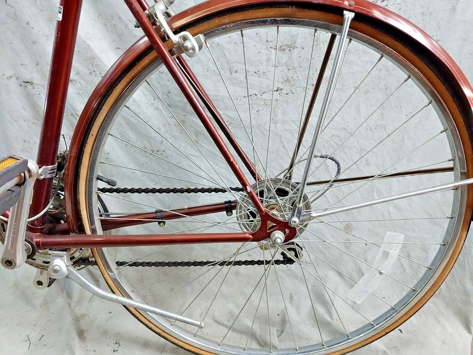 Bicicleta Schwinn World Tourist Cruiser 1982 53 cm pequeña 10 SPD con orugas de acero barcos EE. UU. Foto 3 de 4