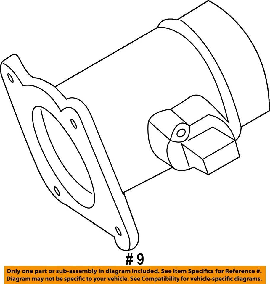 Medidor de flujo de aire de inyección de combustible usado se adapta a: Nissan Máxima 2005 grado A Foto 4 de 4