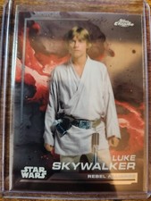 2024 Topps Chrome Star Wars Luke Skywalker 104 Rebel Alliance