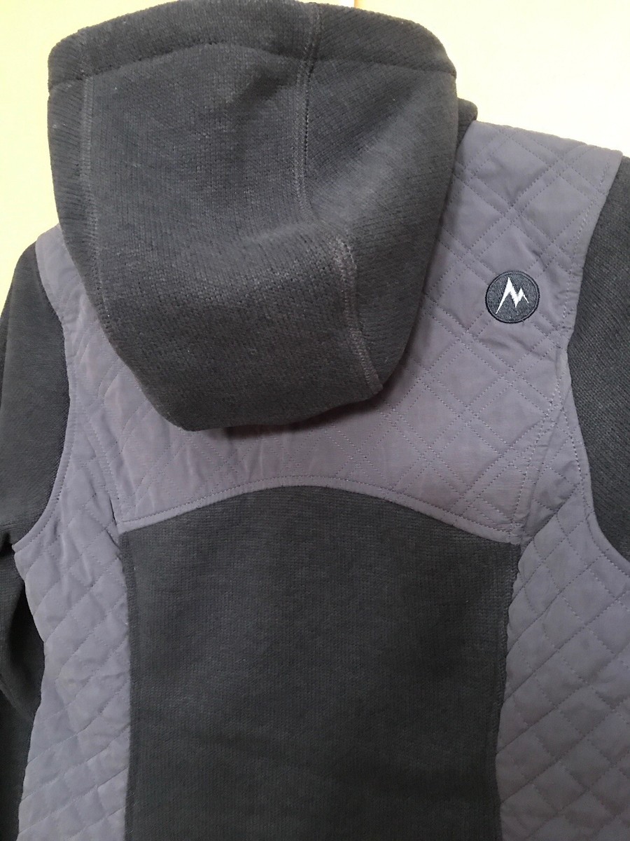 Marmot Women Coda Hoody Size XS Vintage Navy Quilted NWOT Polartec