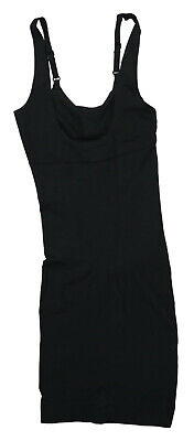 Spanx Solid Color Open Bust Full Slip Shapewear XS NWT Black 