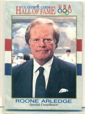 U.S. OLYMPIC CARDS - HALL OF FAME - ROONE ARLEDGE - SPECIAL CONTRIBUTOR