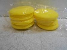 NEW 8 Pieces Car Polisher WAX YELLOW DETAIL Pad Buffing Sponge Pads