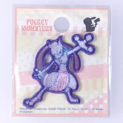 Mewtwo Pokemon Parche Hierro Pegatina Japonesa Nintendo De Japón Envío Gratis - Imagen 1 de 4