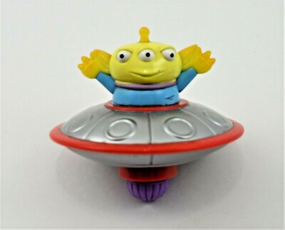 1999 Green Alien Spin Saucer Top McDonald's Action Figure #5