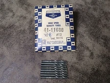 Union Butterfield 4111688 Screw Machine Length #13 HSS Drill 8 Pack (BN428)