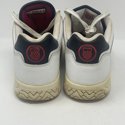 K-Swiss Tongue Twister Shoes Mens 12 White Leather  display picture 2