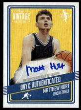 2021-22 Onyx Vintage #VAMH Matthew Hurt Blue Signatures