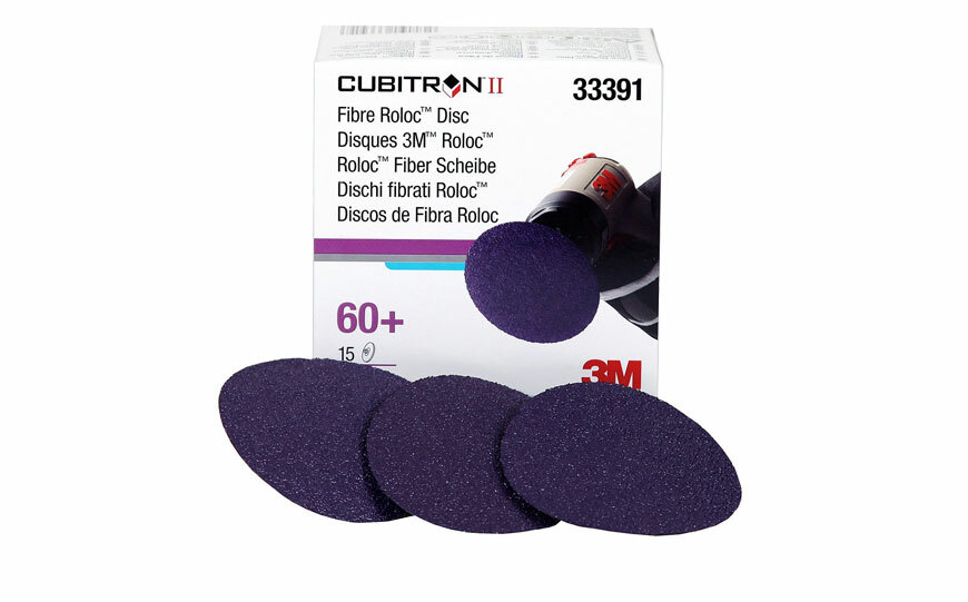 Disques Roloc Cubitron II 3M 75mm pour décaper la rouille et soudures