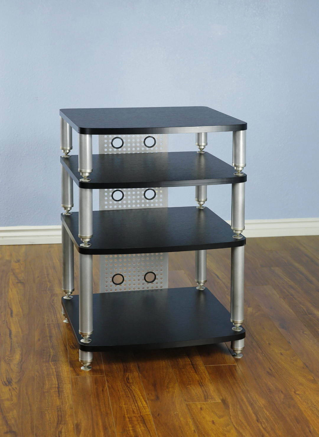 VTI 34664 (Silver poles, Black shelves) Professional Audio Rack, Brand New !