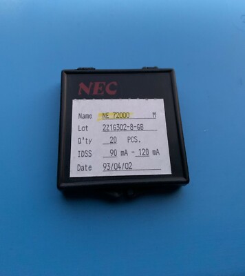 20x NE72000 NEC IDSS 90mA - 120mA Chip-Style 20/units