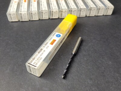 SANDVIK CoroDrill 460XM Solid Carbide Drill 3.3mm .1299'' Dia. Machinist Regrind