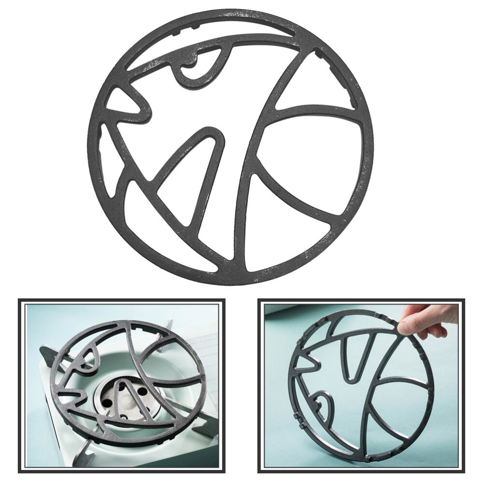 Kitchen Wok Holder Ring for Electric Stove Pot Rack Cast Iron Stand Gas