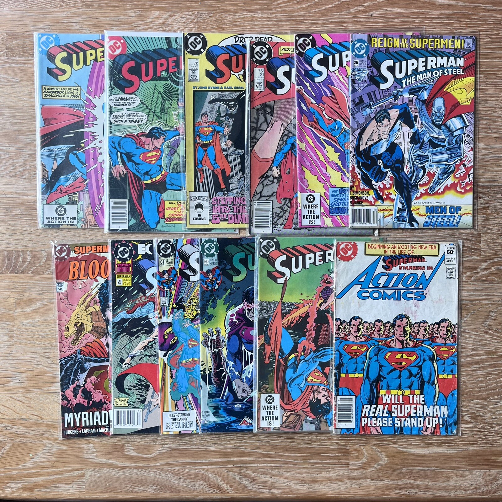 77 Superman Comic Books!! Bulk Lot DC Bronze/Copper Age High Grade
