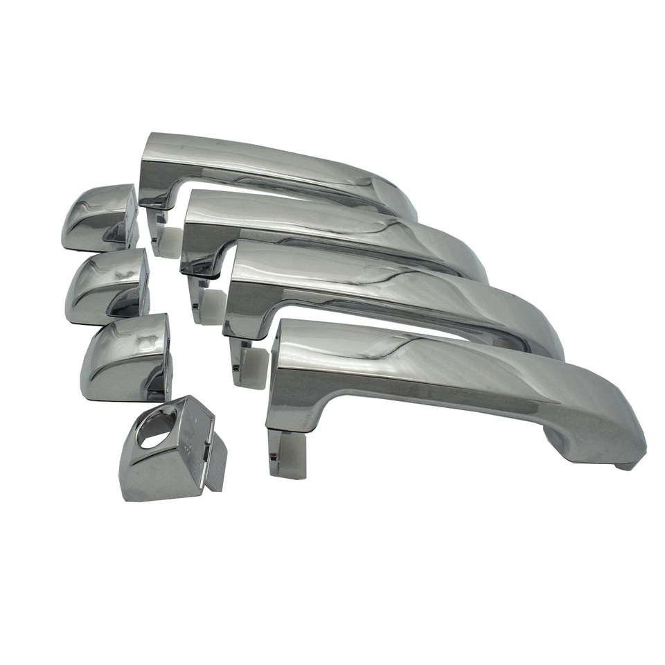 Chrome Front Rear LH RH Exterior Door Handle for Hyundai Veracruz 3.8L 2007-2012 - Image 3 of 4