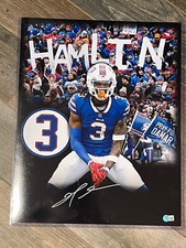 Damar Hamlin Autographed Buffalo 16x20 Photo  Beckett COA