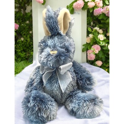 DanDee Easter Bunny Plush Rabbit Stuffed Animal Toy Blue Soft Fluffy