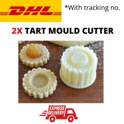 2x Pineapple Jam Tart Marmalade Cutter Christmas Eve Cookies tools mold FS