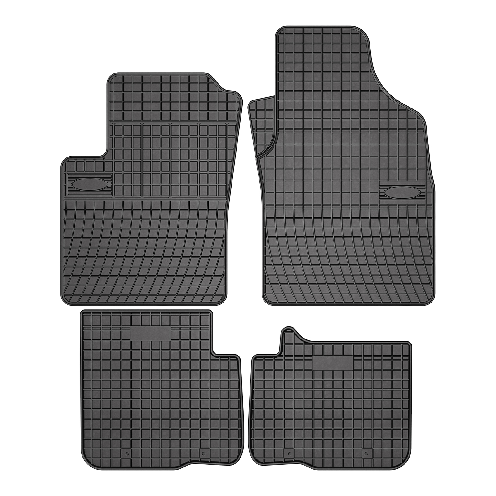 Tapis de sol de voiture Frogum en caoutchouc pour Fiat Panda III spécial pluie