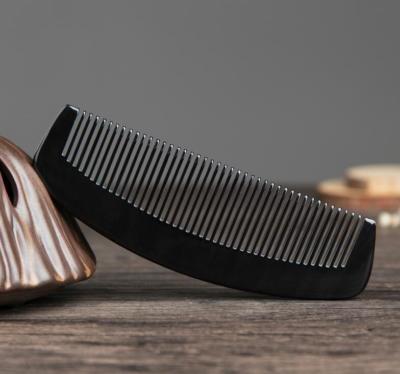 Natural horn hair brush new luxury-hair-brush-natural-horn  main image 4