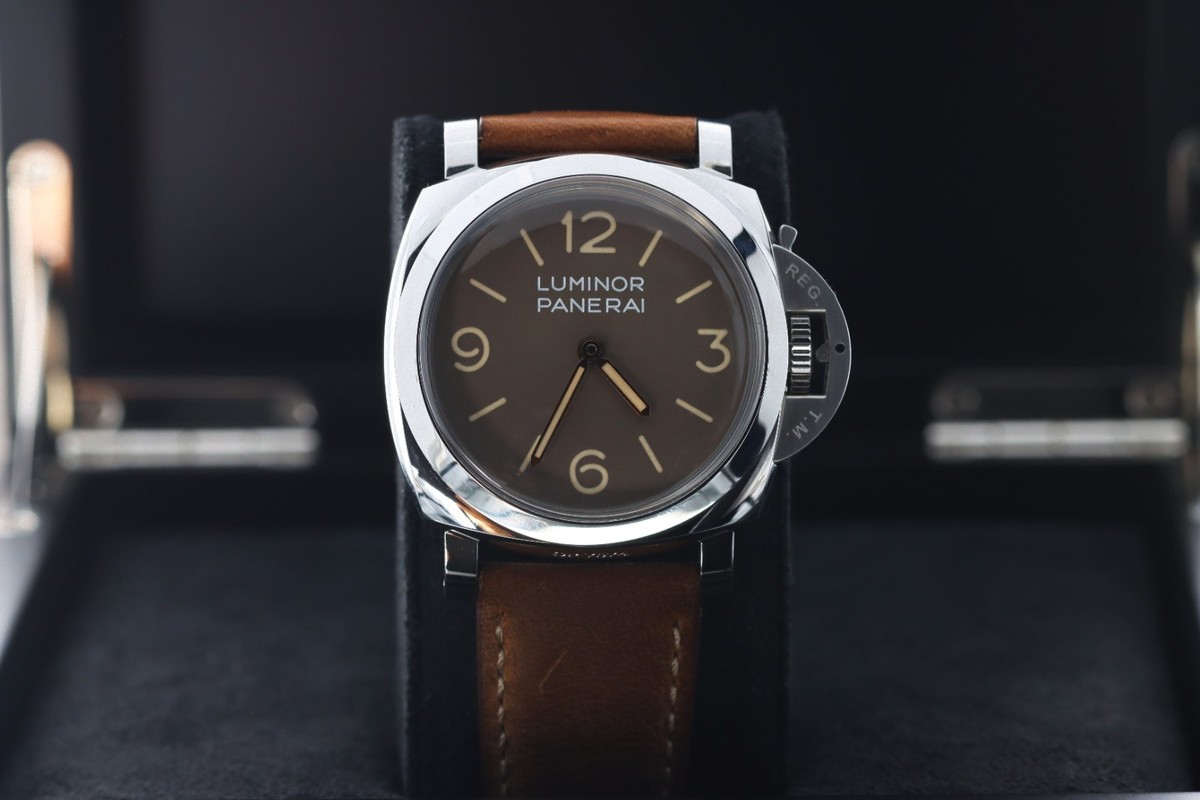 Panerai Luminor 1950 3 Days Acciaio 47mm PAM00663 Tobacco Brown