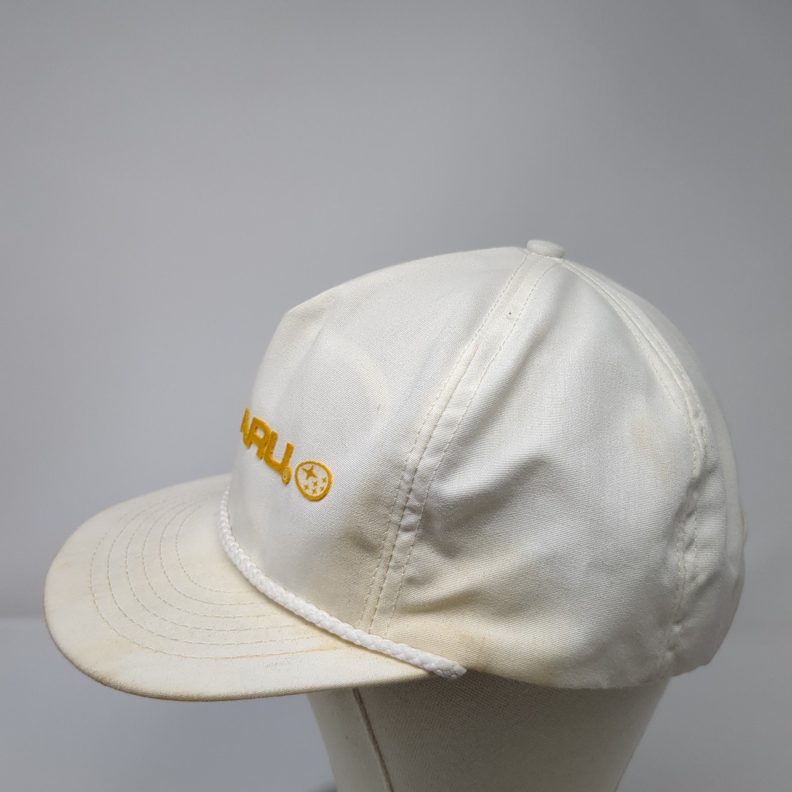 Subaru Snapback Rope Hat Solid White One Size Adj… - image 3