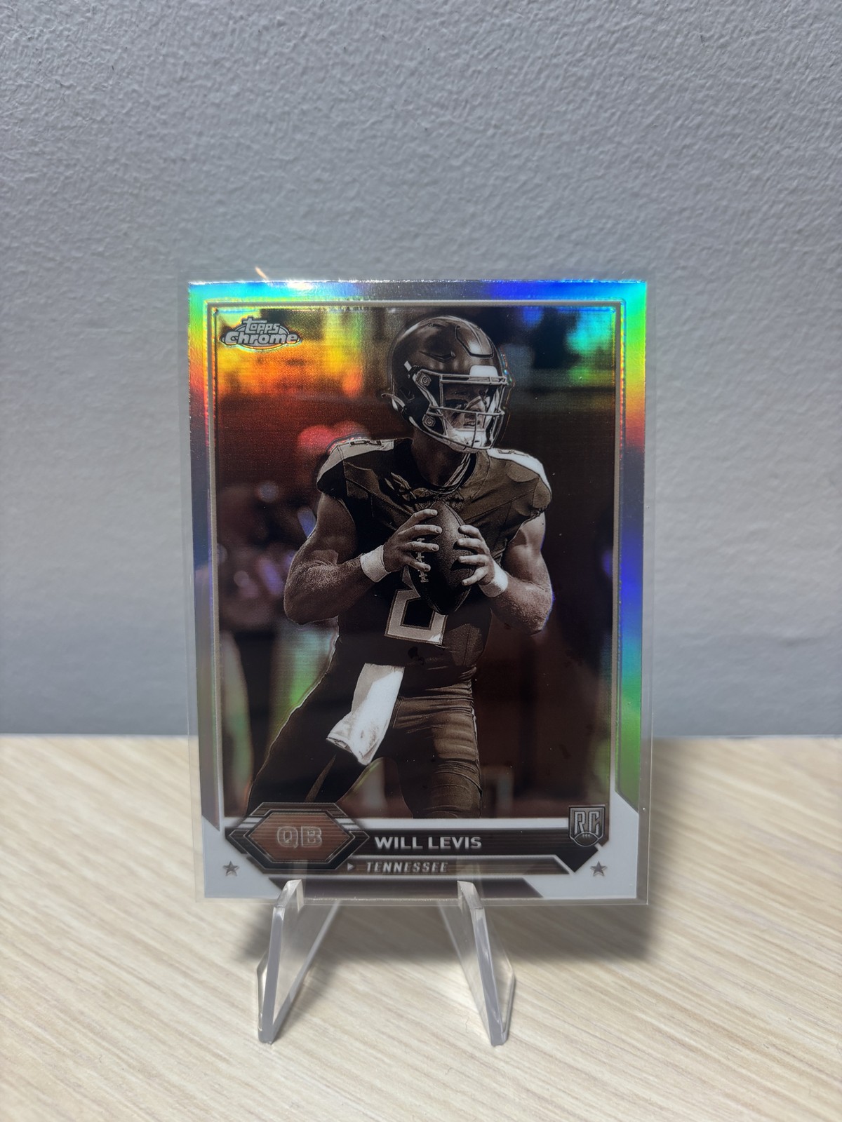 2023 Topps Composite - Topps Chrome Will Levis #4 Sepia Refractor (RC)