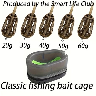 Angeln Inline Method Feeder 20g-60g für Pellet Grundköder grobes Karpfengerät