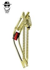 ORIGINAL LOWRIDER 26" Deluxe Drop-Down Springer Fork w/Triple Square Twisted Bar