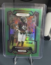Panini 2024 Prizm Draft Picks Edgerrin Cooper Green Prizm Rookie #154 Texas A&M