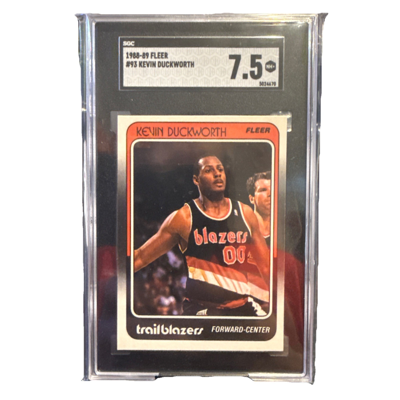 1988-89 Fleer - Kevin Duckworth #93 (RC)