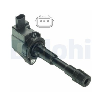 DELPHI GN10693-12B1 Zündspule für HONDA ACURA, hinten, vorne
