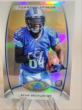 2012 Topps Platinum #146 Ryan Broyles - Detroit Lions - Rookie