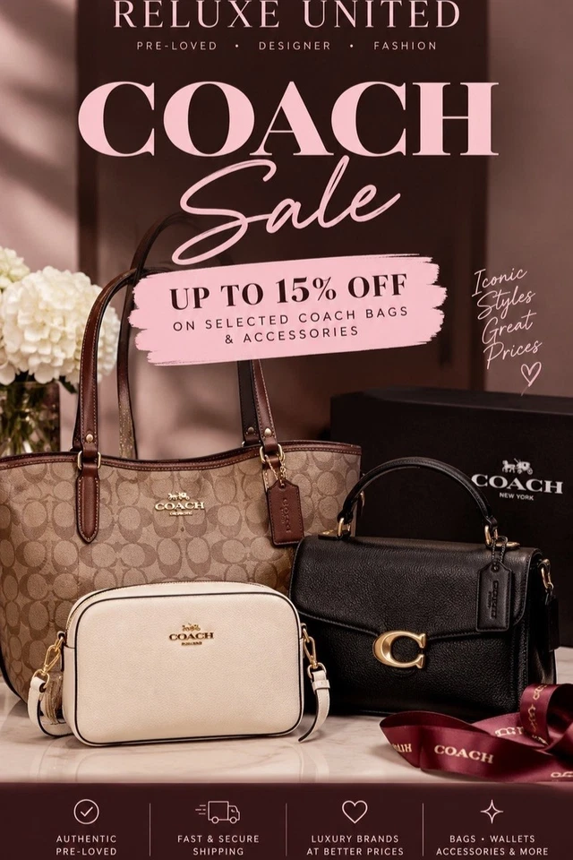🎙️ Coach bags sale 💕