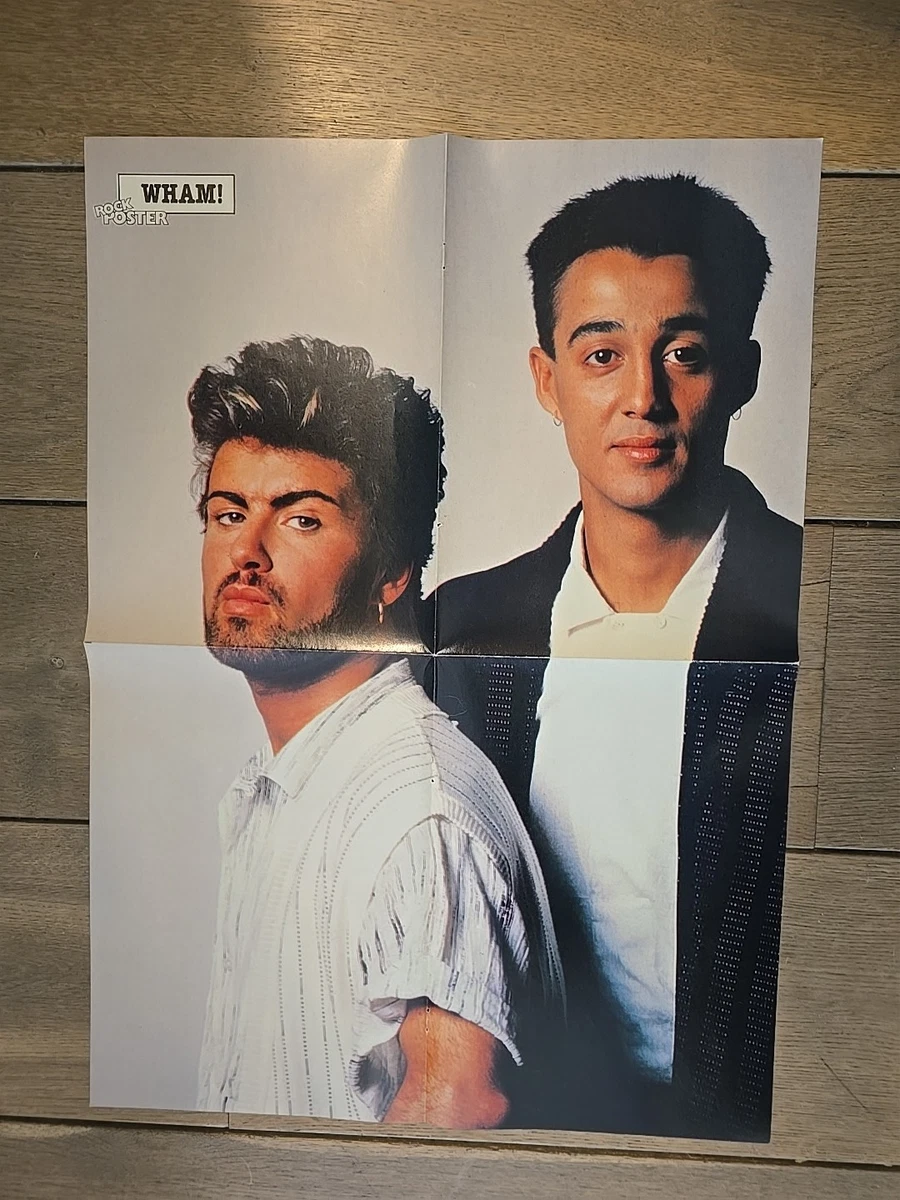 Wham / Rolling Stones - Mega super poster - 40 X 52 cm - Sweden 1985 NEW 2