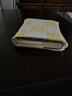 Handmade Book Sleeve , Cover , 8x9 1/2 Made From  An Up Cycled Vintage Quilt — photo 6