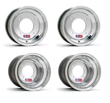Dwt Polished 10 10x5 Front Rear Rims 10 10x9 Polaris Scrambler Trail Boss Dwt Polished 10 10x5 Front Rear Rims 10 10x9 Polaris Scrambler Trail Boss