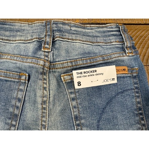 Joe's Jeans Girl's Stretch The Rocker Mid Rise Ankle Skinny Jeans - Size 8 - NWT - Picture 6 of 10