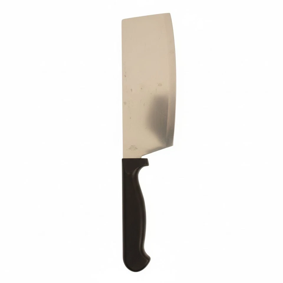 Chef's Secret Cleaver Meat Cleaver Stainless Steel Black Handle Heavy Duty - Image 3 of 3