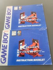Killer Instinct Nintendo Game Boy Original Manual ONLY